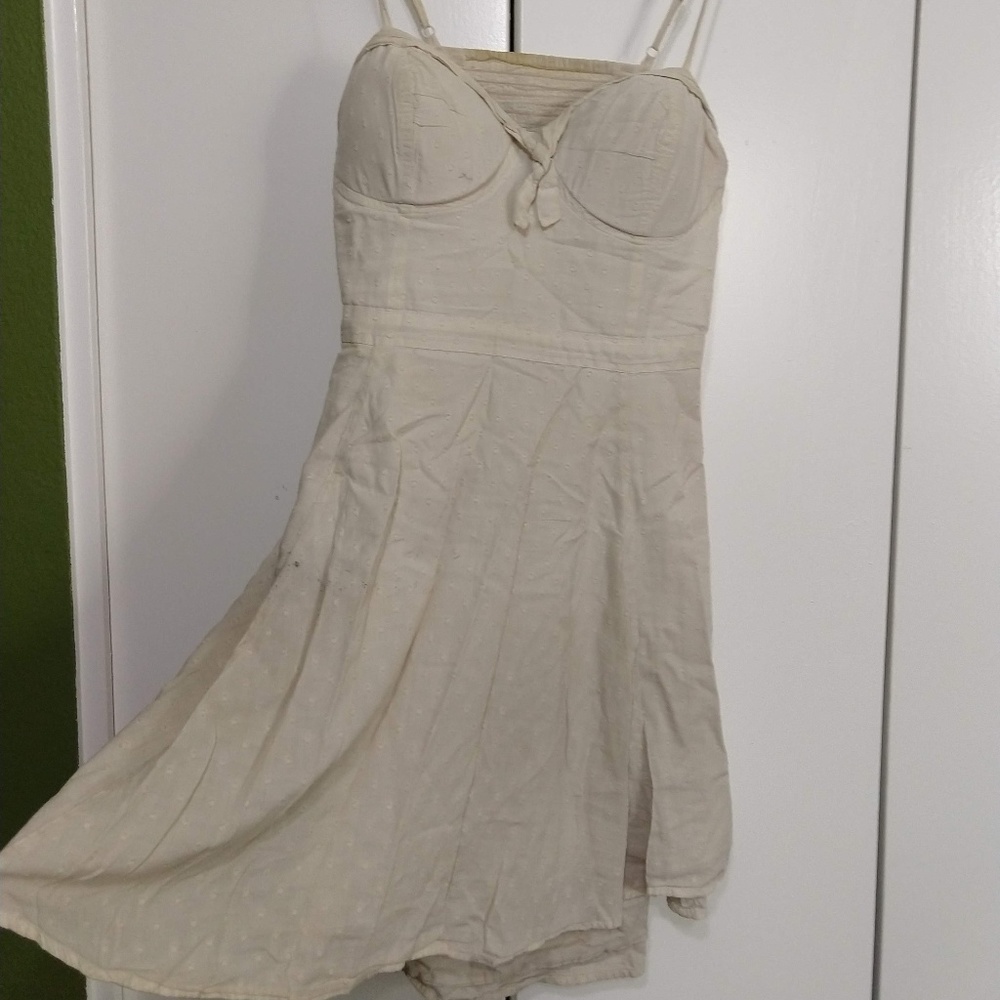 Jessica Simpson Ava Bustier Flared Dress [stained]